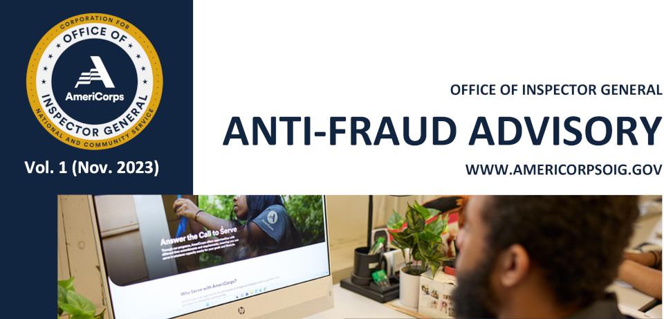 Americorps Anti Fraud Report