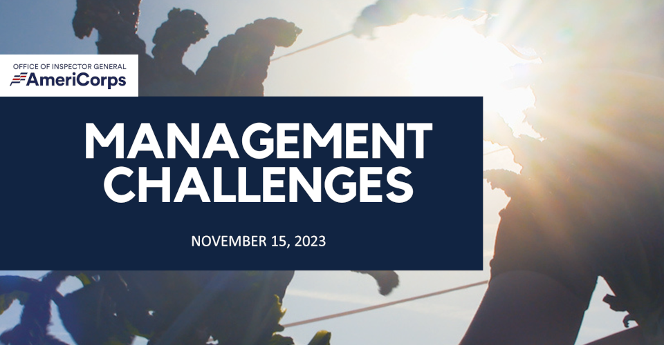 Top Management Challenges