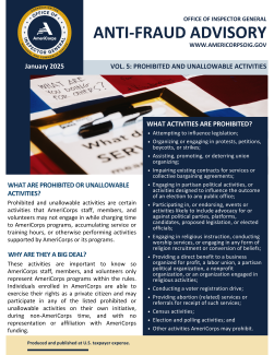 Thumbnail of the front cover of Anti Fraud Advisory, volume 5