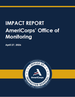 Impact Reporting Monitoring Image